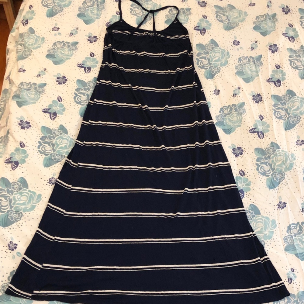 Forever 21 striped maxi dress, nautical